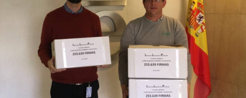 Recogen más de 250.000 firmas por la regulación del autocultivo de cannabis